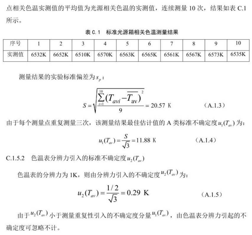 传播正能量弘扬主旋律相关色温测量不确定度的评定3